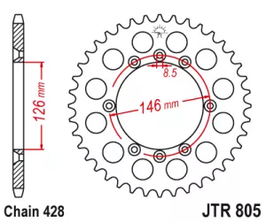 Rozeta J.T.0805-428-50