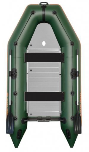 Čln Kolibri KM-330D zelený Al. podlaha