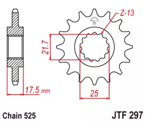 Kolečko J.T. 297-525-14