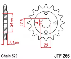 Kolečko J.T.266-14