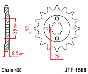 Kolečko J.T.1588-428-19