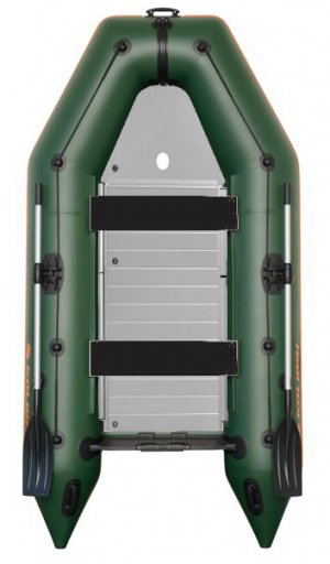 Čln Kolibri KM-300D zelený AL podlaha