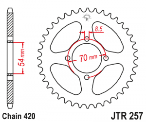 Rozeta J.T.0257-420-40