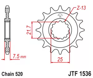 Kolečko J.T.1536-520-14
