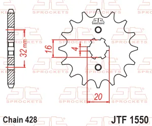 Kolečko J.T.1550-428-13