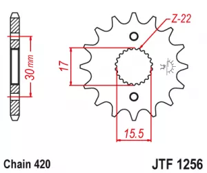 Kolečko J.T.1256-15