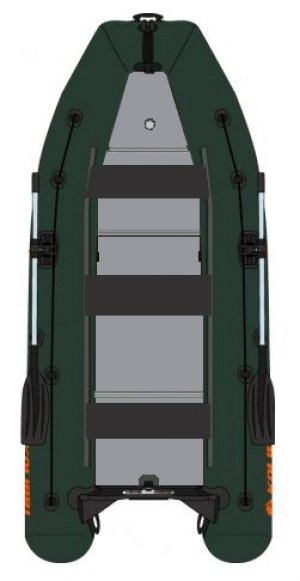 Čln Kolibri KM-450DSL zelený Al.podlaha
