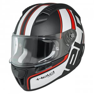 Prilba Held by Schuberth H-SR2 Race čierno-bielo-červená