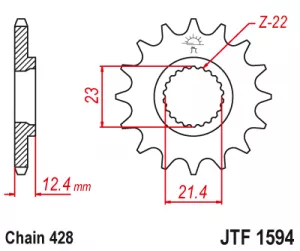 Kolečko J.T.1594-428-15