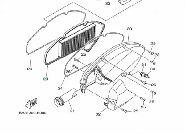 ELEMENT, AIR CLEANER NMAX 15-20 | Petro a spol.