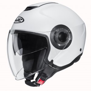 Prilba HJC i40N SEMI FLAT PEARL WHITE
