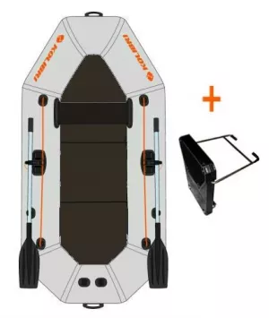 Čln Kolibri K-220TP šedý pevná podlaha