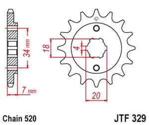 Kolečko J.T.329-14