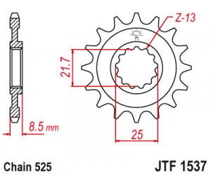 Kolečko J.T.1537-525-15