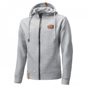 Mikina Zip-Hoodie 46 sivá