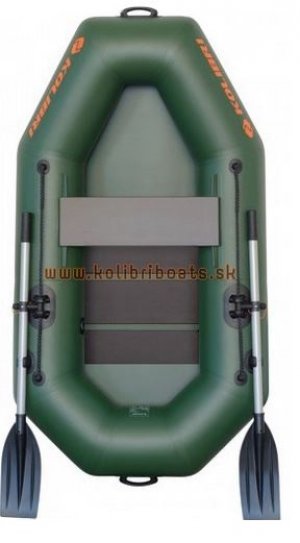 Čln Kolibri K-190 Lite zelený lamelová podlaha