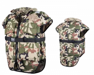 Vesta plávacia ANGLER kamufláž