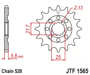 Kolečko J.T.1565-520-13