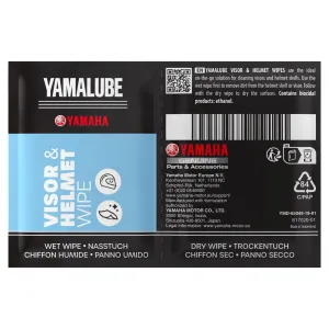 Utierky YAMALUBE VISOR HELMET WIPES BX