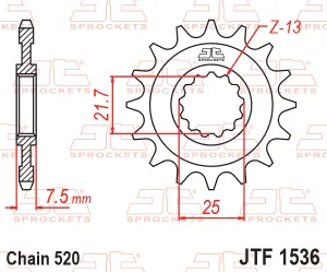 Kolečko J.T.1536-520-15