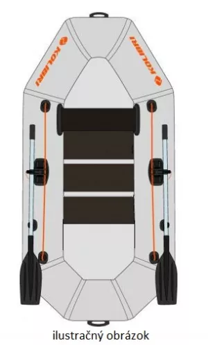 Čln Kolibri K-190 Lite šedý lamelová podlaha
