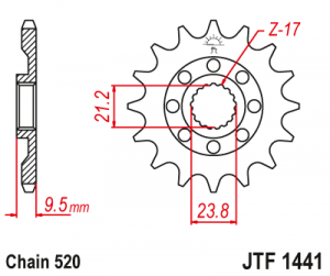 Kolečko J.T.1441-520-14