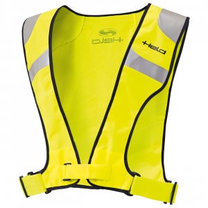 Vesta reflexná čierno-fluo.