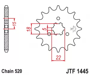 Kolečko J.T.1445-520-14